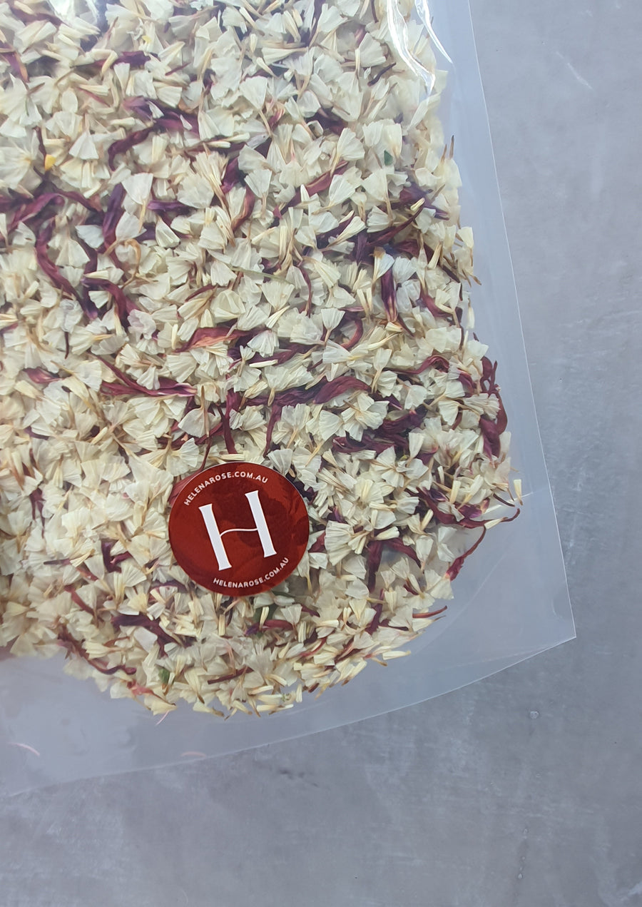 Dry Chrysanthemum Confetti - Burgundy