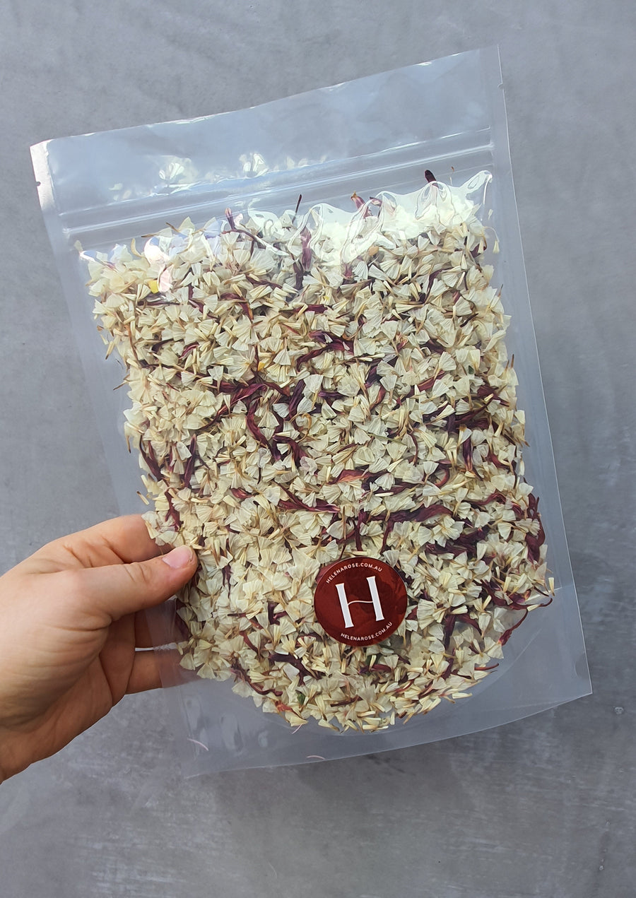 Dry Chrysanthemum Confetti - Burgundy