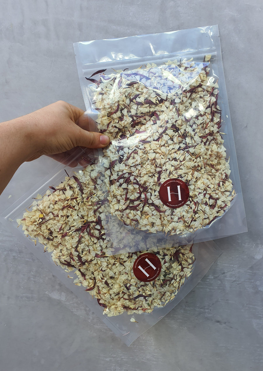 Dry Chrysanthemum Confetti - Burgundy