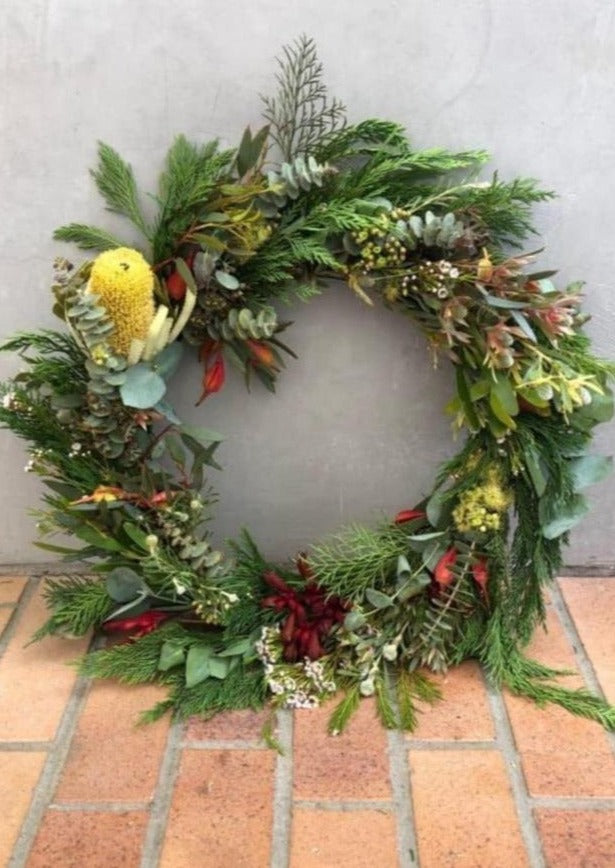 Christmas Wreath Making Workshop - Catered