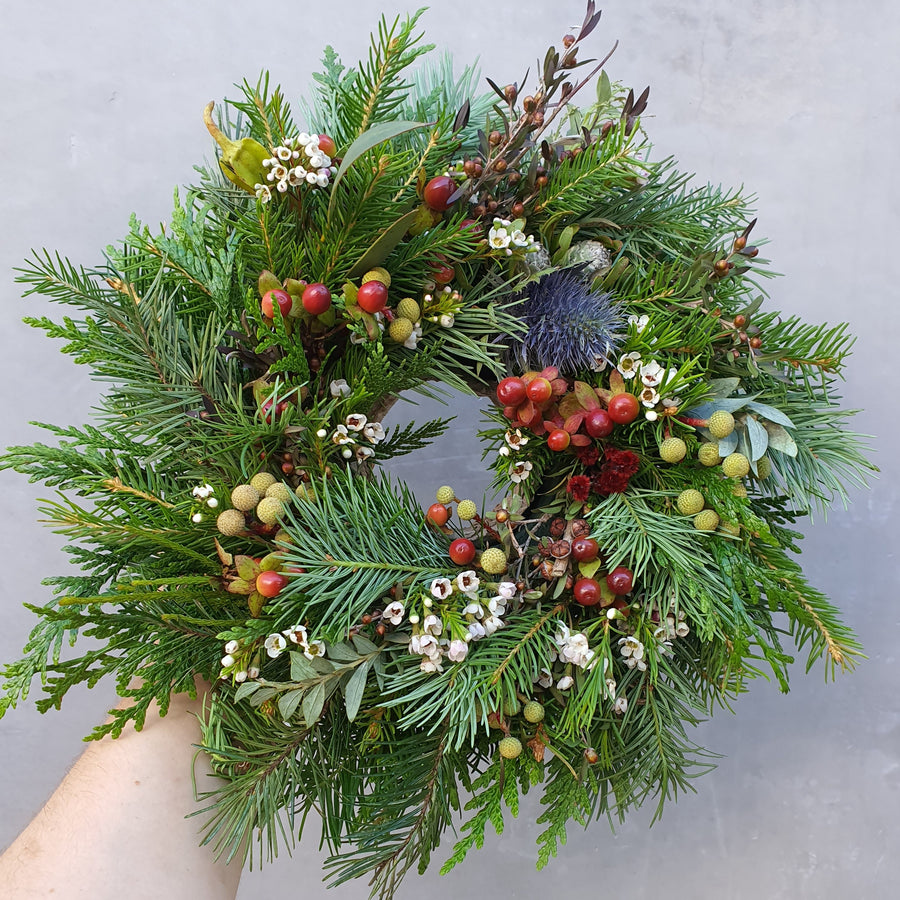 Christmas Wreath Making Workshop - Catered