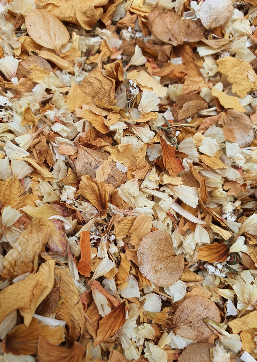 Dry Mixed Flower Confetti - Vintage Tones