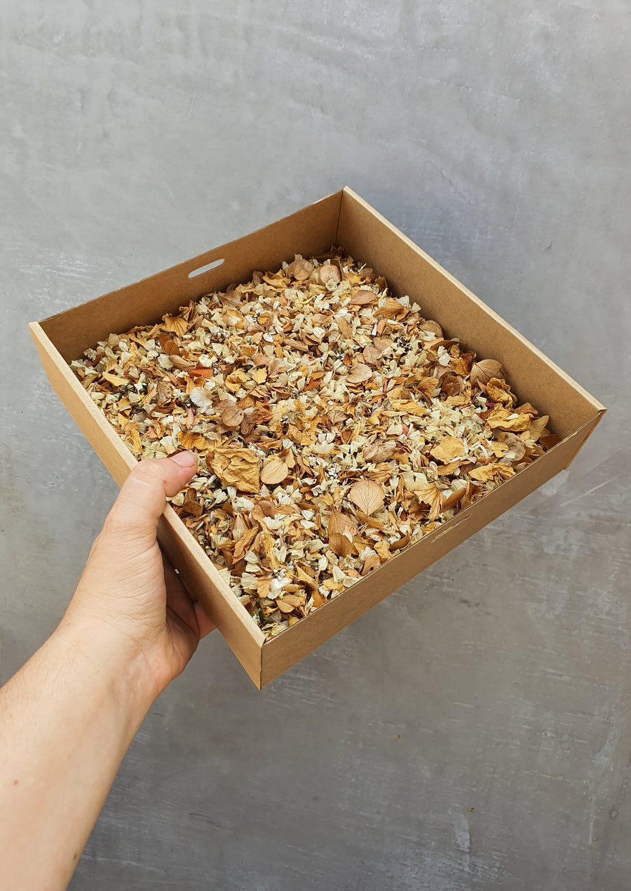 Dry Mixed Flower Confetti - Vintage Tones