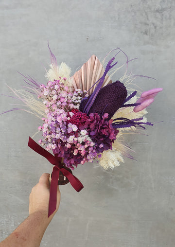 Dry Posy - Purple Tones