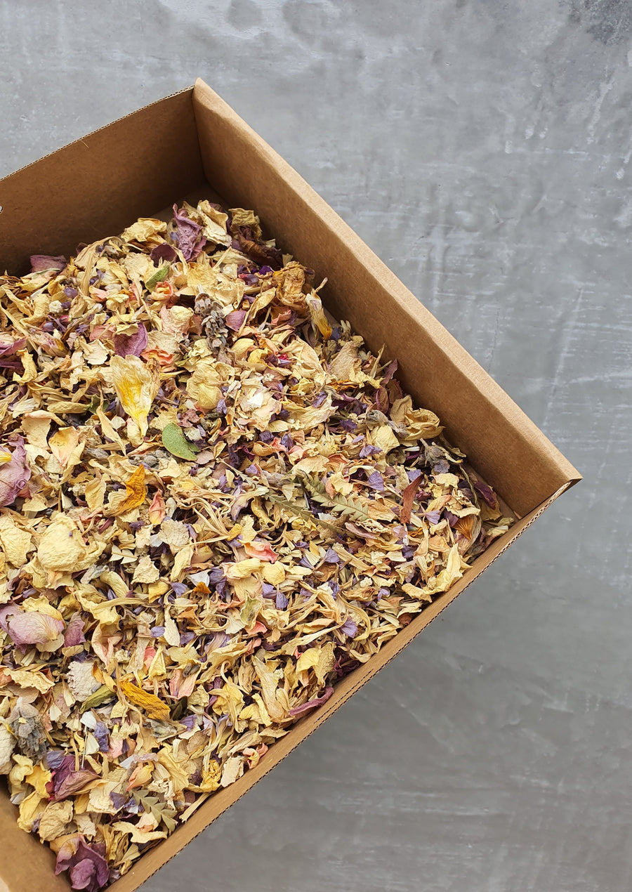 Dry Mixed Flower Confetti - Lavender Vanilla