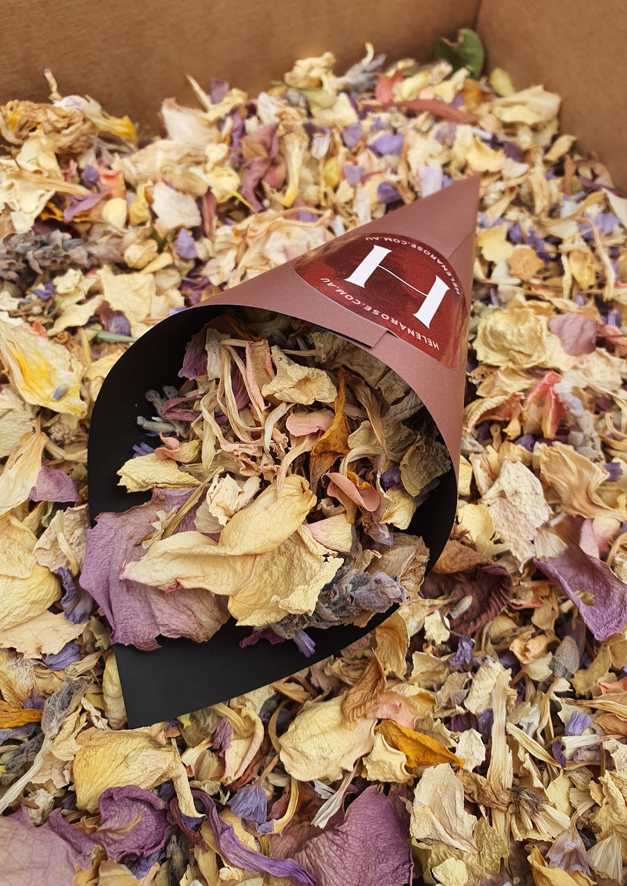 Dry Mixed Flower Confetti - Lavender Vanilla