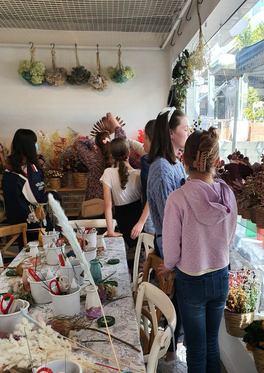 KIDS PARTY - Dry Posy Making (Recommended 9yrs+) - PRIVATE BOOKINGS ONLY