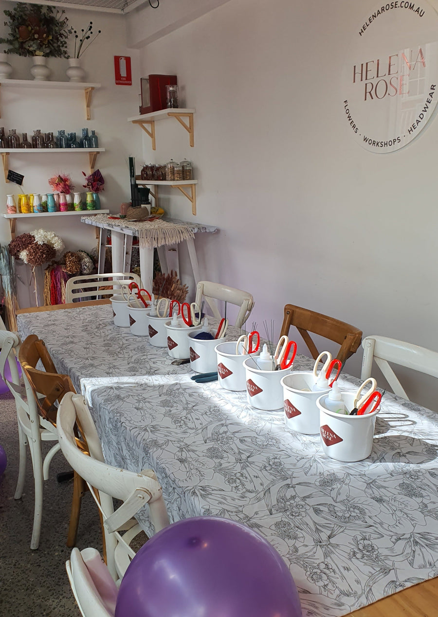 KIDS PARTY - Dry Posy Making (Recommended 9yrs+) - PRIVATE BOOKINGS ONLY