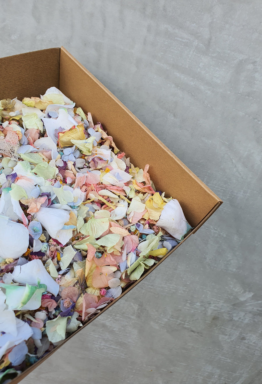 Preserved Mixed Flower Confetti - Vintage Pastels