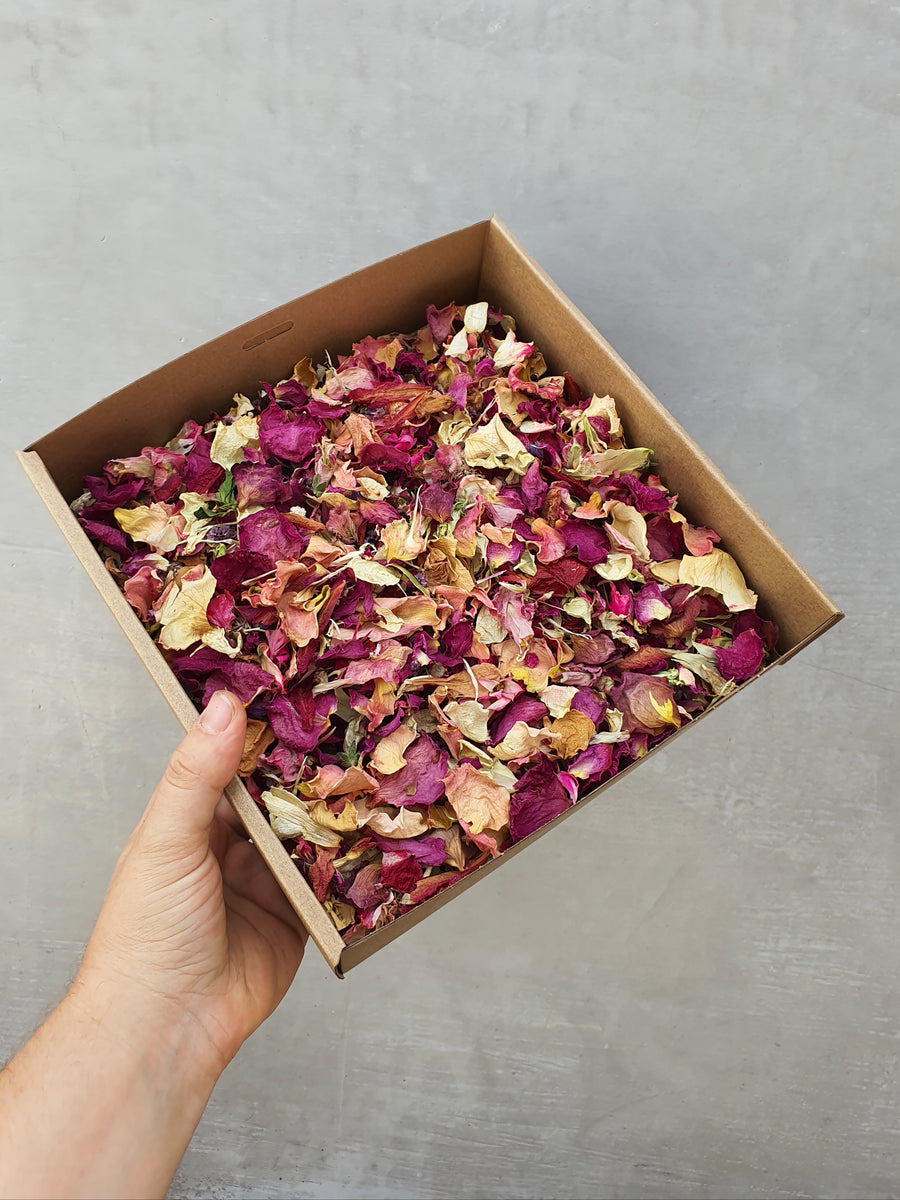 Dry Mixed Flower Confetti - Pink