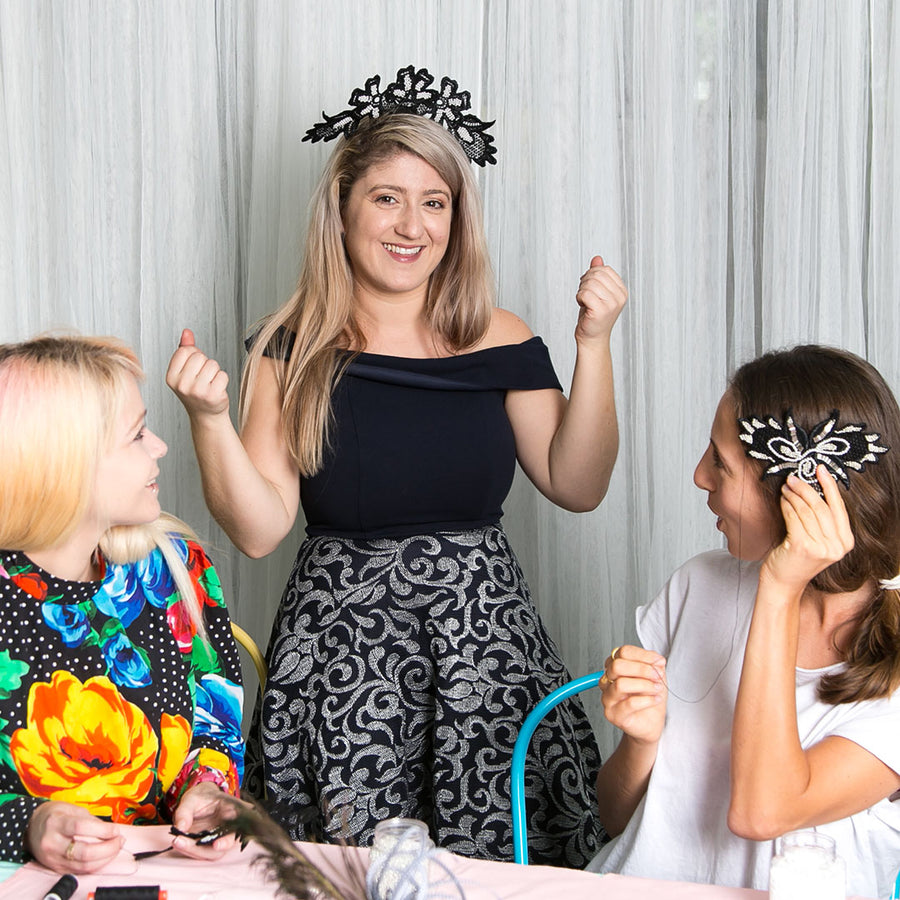 Beaded Fascinator Workshop (Half Day) - Lunch Included