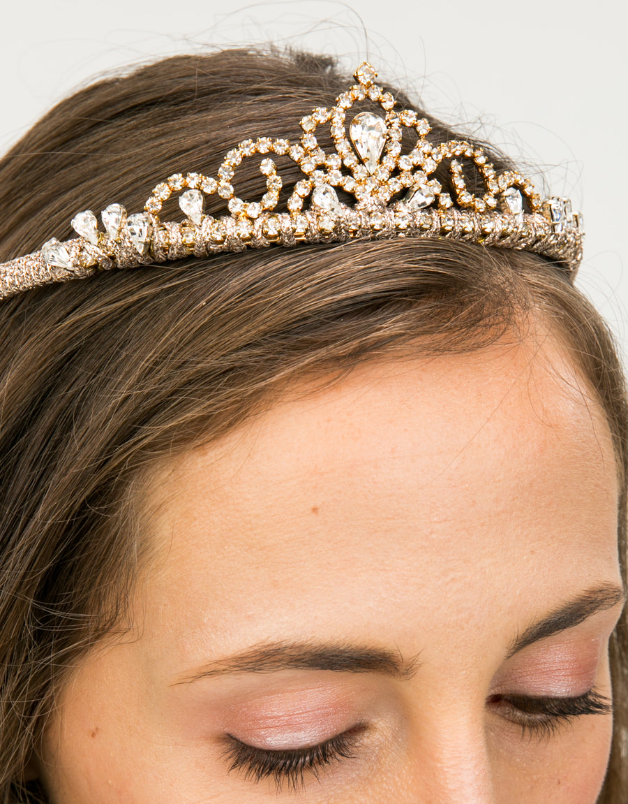 Tiara With Roses Rose Tiara – HelenaRose.com.au